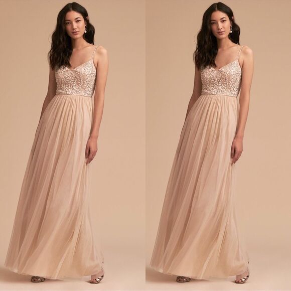 Anthropologie Dresses & Skirts - Anthropologie x BHLDN Elowen Dress Oyster